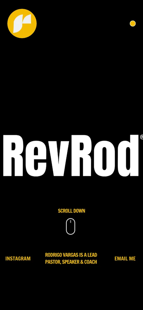 RevRod HTX website on mobile